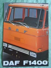Daf F1400 brochure Feb 1972 English text