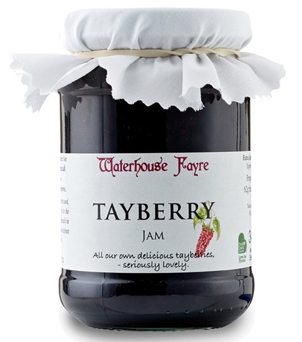 Two jars tayberry jam from - jars,