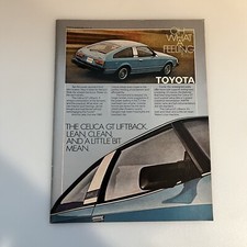 1981 Toyota Celica Print Ad