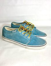Vans Unisex Adult Turquoise Washed Men UK Size 6/Women’s 6.5 US Imports