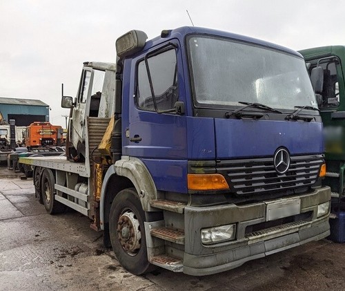1999 mercedes 2528l 6x2 hiab - 1999,