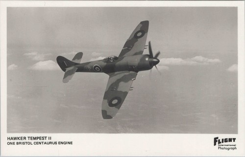 Hawker tempest real photo - hawker,