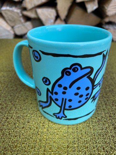 Vintage 90s ceramic - , blue