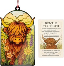 Highland Cow Sun Catcher