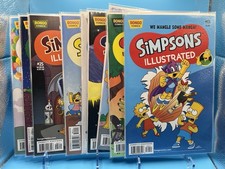 LOT OF 9 SIMPSONS ILLUSTRATED