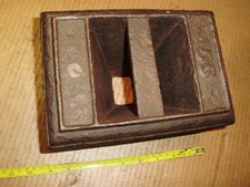 Vintage 56lb cast iron weight, door stop, ballast, gazebo tether etc