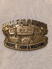 Vintage Solid Brass Harley