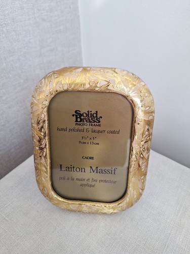 Solid brass photo - solid, frame