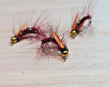 3 x Claret Snatcher Fly