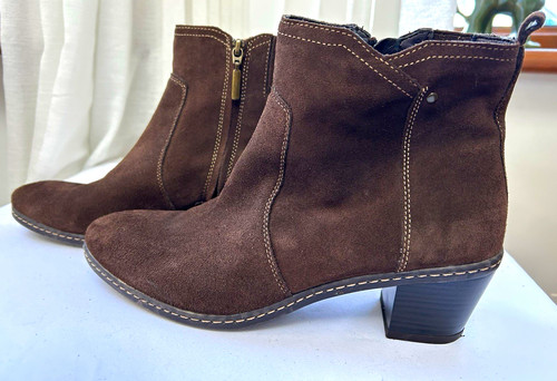 Footglove brown suede - brown,