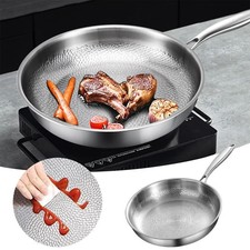 Non Stick Titanium Frying Pan 28~30cm Kitchen Cookware Gas Induction Cooker