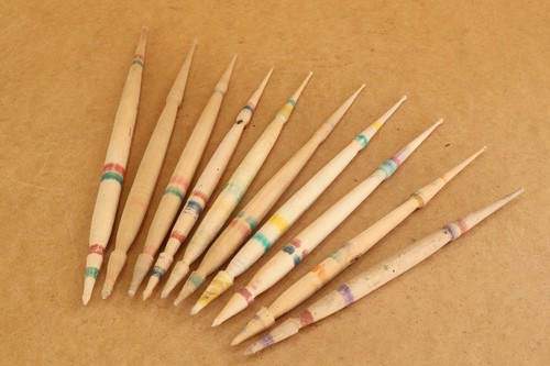 Antique spindles wooden - antique,
