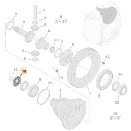 Genuine 28x56 gearbox - gearbox,
