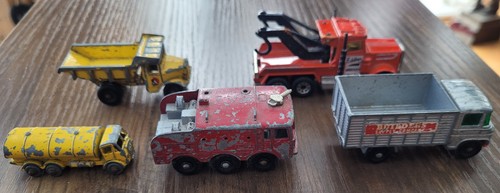 Vintage matchbox trucks - vintage,