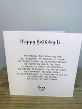 Best friend Birthday Card -