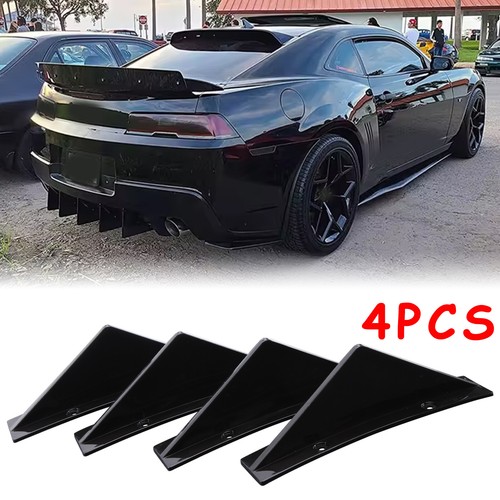 Glossy rear bumper diffuser - rear,