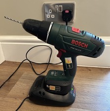 BOSCH Cordless Hammer Drill PSB 18 Li-2 18V 1.5 Ah Battery & Charger