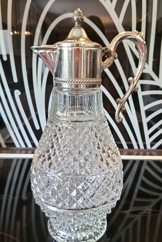 Vintage silver plate claret - silver,