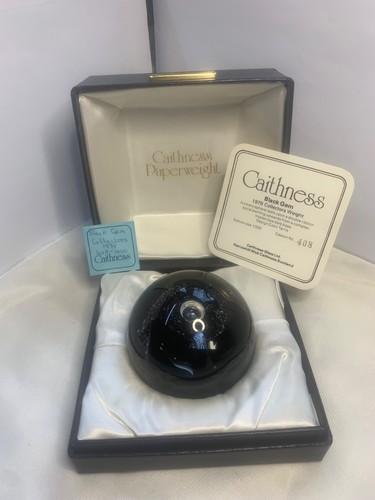 Caithness glass paperweight - caithness,