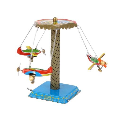 Vintage tin toy - vintage, airplane