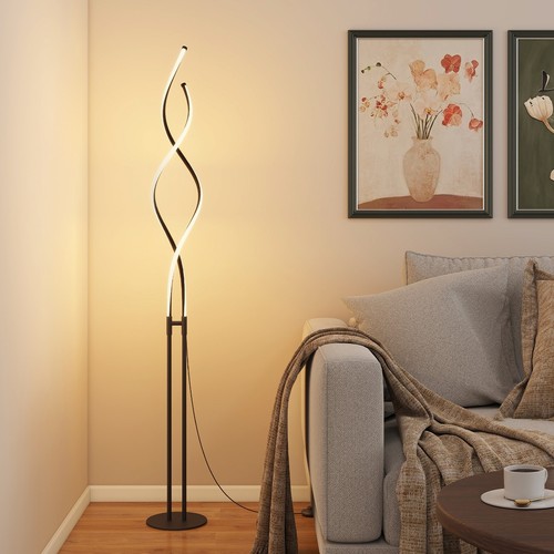 Led floor lamp modern spiral - led,