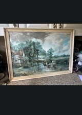 Large Vintage Print The Hay