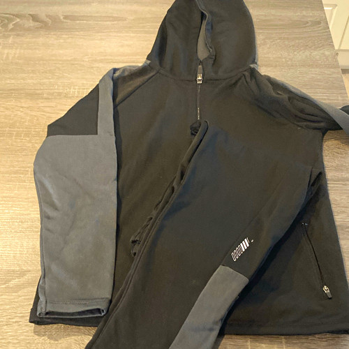 Next boys black grey hooded - boys, black/grey
