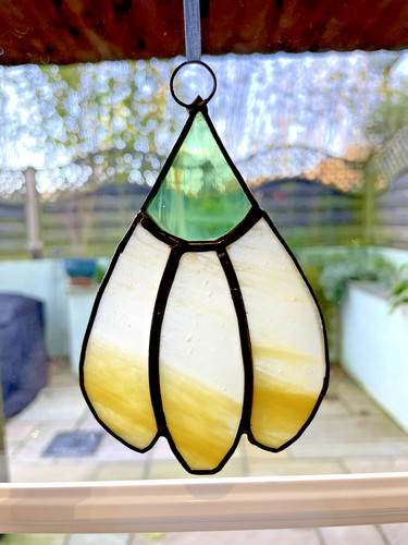 Stained glass suncatcher - stained, glass,