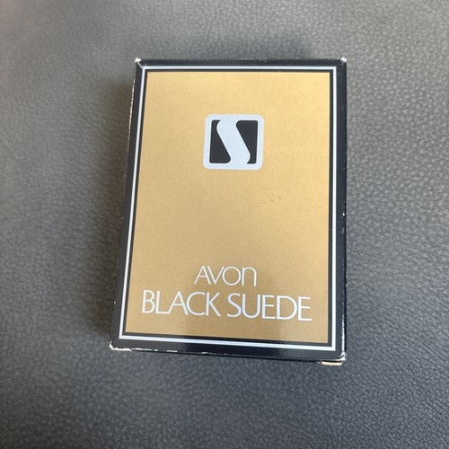 Vintage avon black - avon, suede