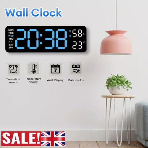 Big digital led alarm clock - big,