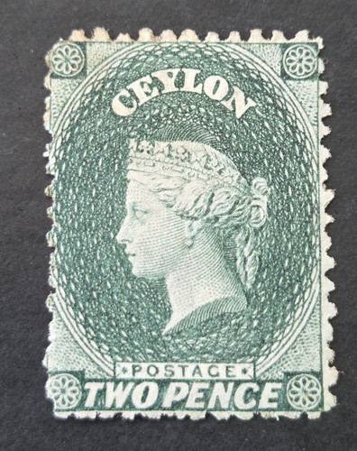 Ceylon 1863 grey green very - grey-green,