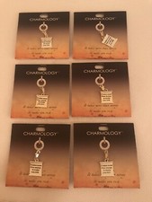 Charmology ‘It Takes More Than Money To Make You Rich’ Pendants New Carded x 6