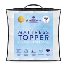Slumberdown Sleep Soundly Luxe Deep 10cm Mattress Topper