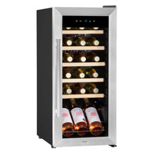 Baridi 18 Bottle Wine Cooler Fridge Digital Touch Screen Controls LED Light B