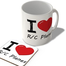 I Love R/C Planes - Mug and Coaster Set