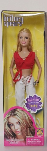 Britney spears red shirt lucky - britney,