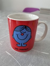 Mr Perfect Over Achiever - Mr Men Mug Red Paladone Collectible