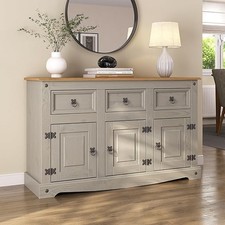 Corona Grey Sideboard 3 Door 3