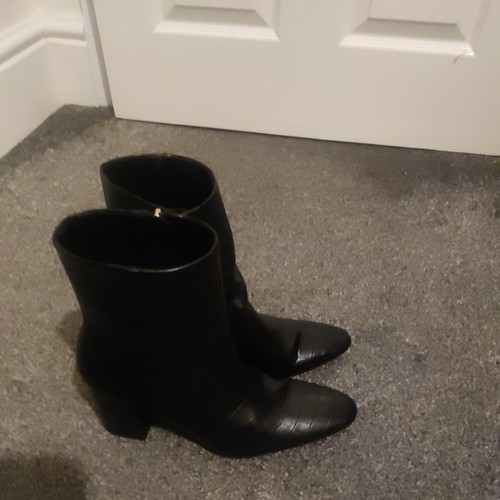 Black mock croc block - h&m,