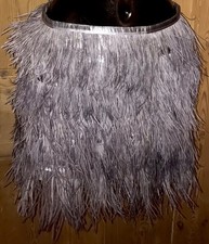 Ostrich Feather Grey Mini