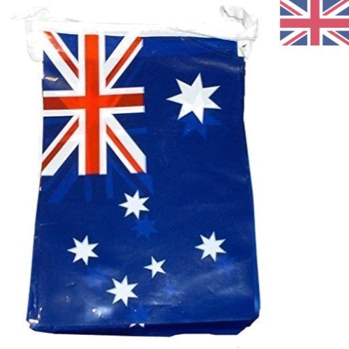 12ft australian flags bunting - australian,