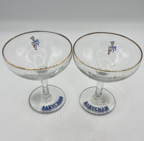 Babycham vintage glasses - glasses, 2