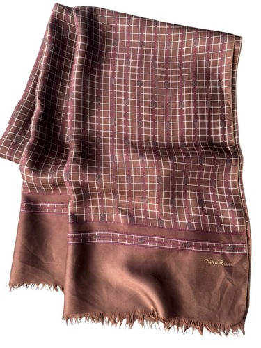 Mens silk vintage scarf - mens,