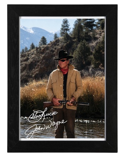 John wayne signed autograph - john,