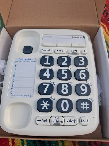 Big button 200 corded - corded, phone