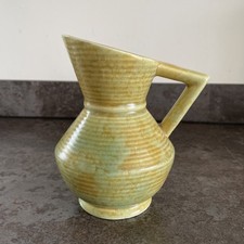 1930s Cream Jug art Deco Green