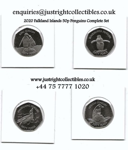Falkland islands penguin 50p - islands,