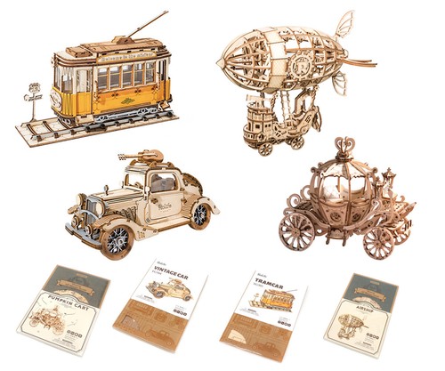 Wooden animal model - animal, puzzles