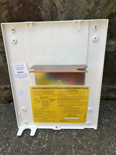 Gas meter box back only - meter,
