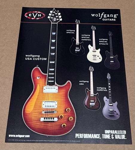 Evh wolfgang guitars 2012 - evh,